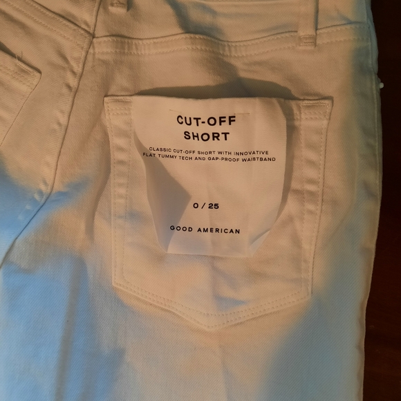 Good American Cut-Off High-Low Short - Picture 6 of 8